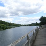 Above Marsh lock weir