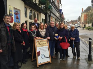 Henley Town Mayor Lorraine Hillier launching the tour