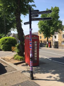 Decorated for the Queen's 90th birthday